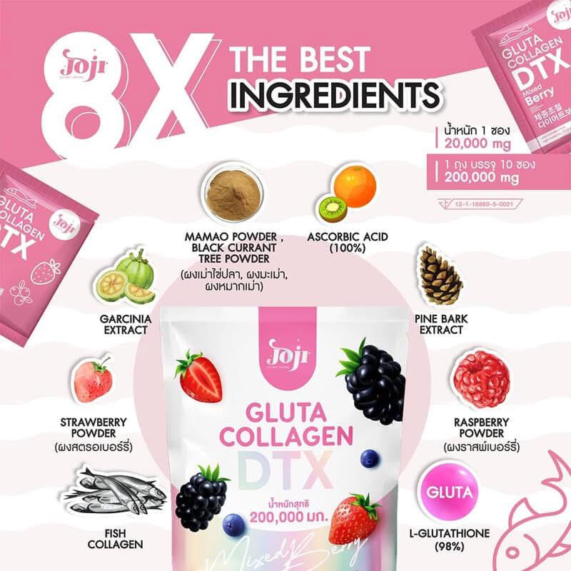 Joji Secret Young Gluta Collagen DTX Mix Berry 200,000 MG