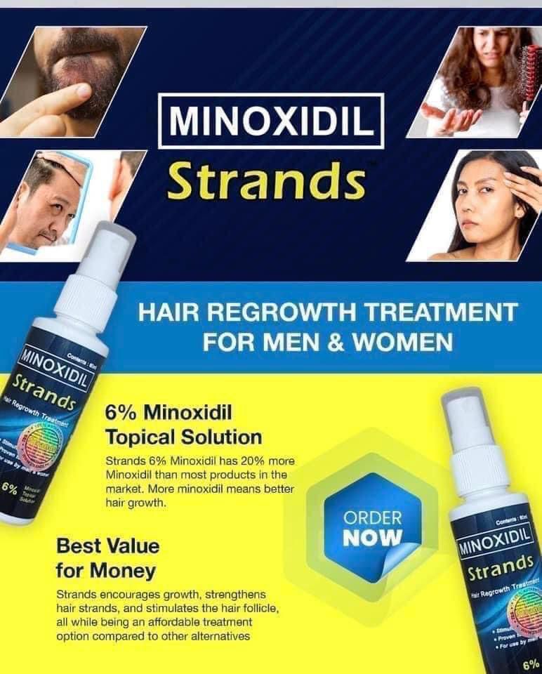 Minoxidil Strands Hair Regrowth Spray