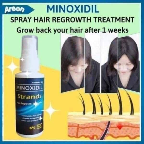 Minoxidil Strands Hair Regrowth Spray