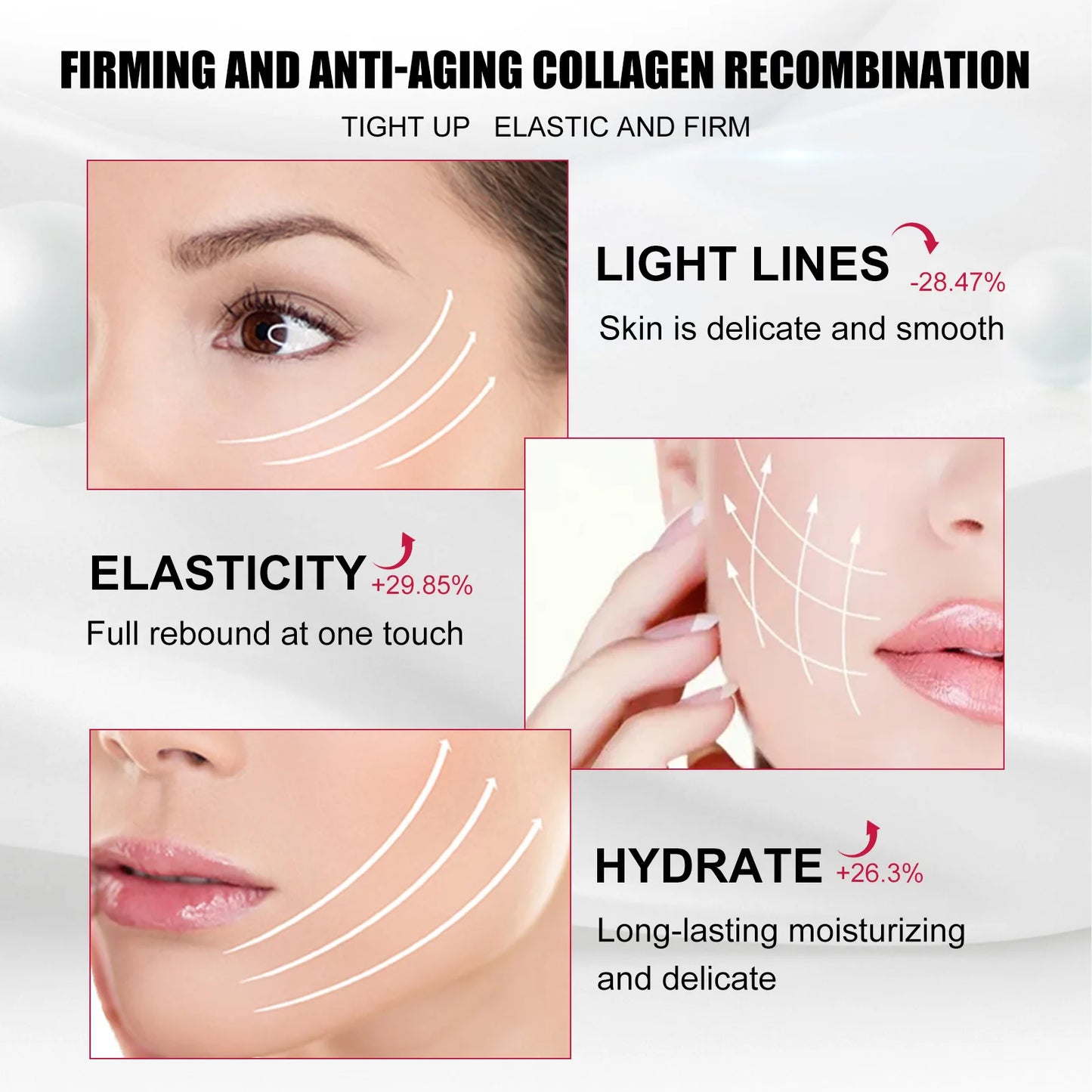 Instant Remove Wrinkle Cream Pure Retinol Face Anti-Aging Fade Fine Lines Lift Firming Moisturizing Hydronation Korean Skin Care