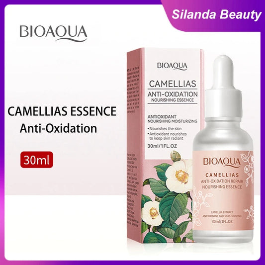 Silanda Beauty Camellias Face Serum 30ml Anti Oxidant Face Essence Nourishing Hydrating Facial Serum Korean Skincare Products