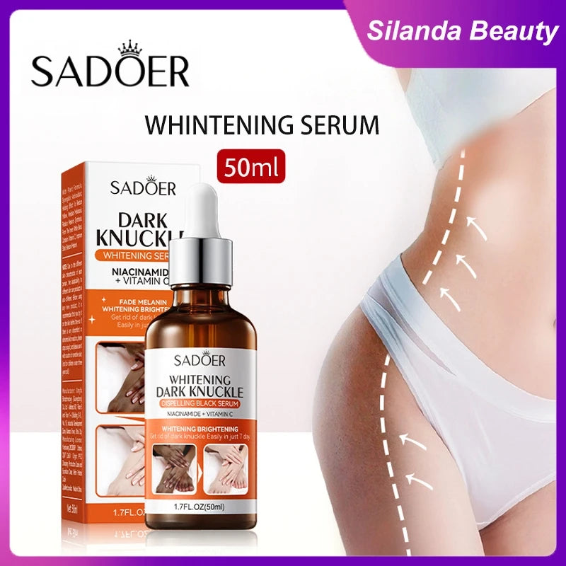 Silanda Beauty 50ml Whitening Dark Knuckle Serum Niacinamide Vitamin C Body Brightening Essence Nice Korean Skincare Products