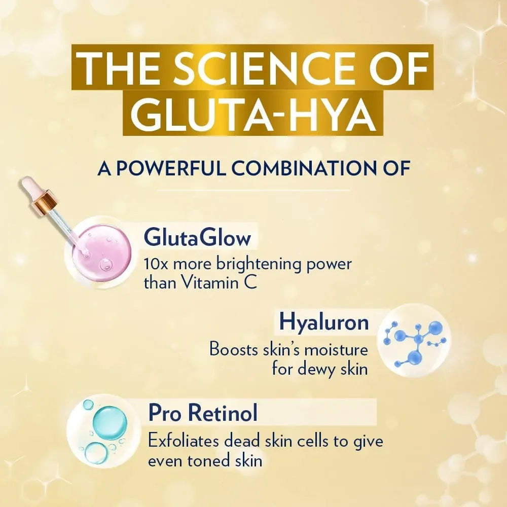 Vaseline Gluta-Hya Flawless Glow Body Lotion Serum-In-Lotion,Boosted with GlutaGlow,for Visibly Brighter Skin From 1st Use 300ml